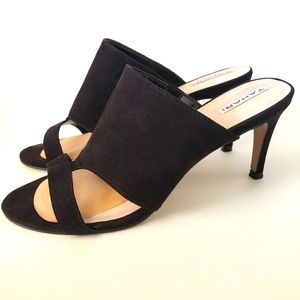 Black Tahari Adalicia Slip-on Heels